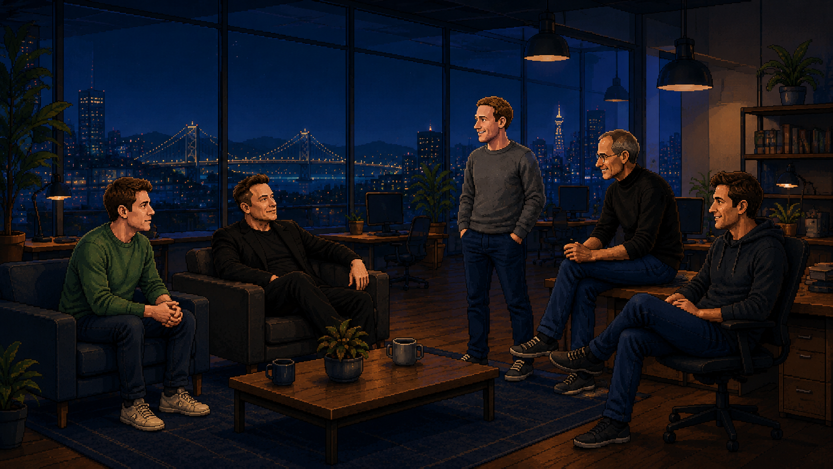 Student founders in conversation